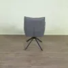Retro Design Stuhl Esszimmerstuhl Grau PU-Leder - immagine 10