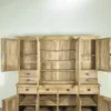 Vitrine Bücherschrank Teakholz 2,12 m - immagine 14