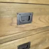 Vitrine Bücherschrank Teakholz 2,12 m - immagine 9