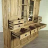 Vitrine Bücherschrank Teakholz 2,12 m - immagine 11