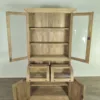 Buffetschrank Vitrine 1,15 m Teakholz - immagine 12
