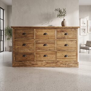 Sideboard Apothekerschrank Teakholz 1,50 m