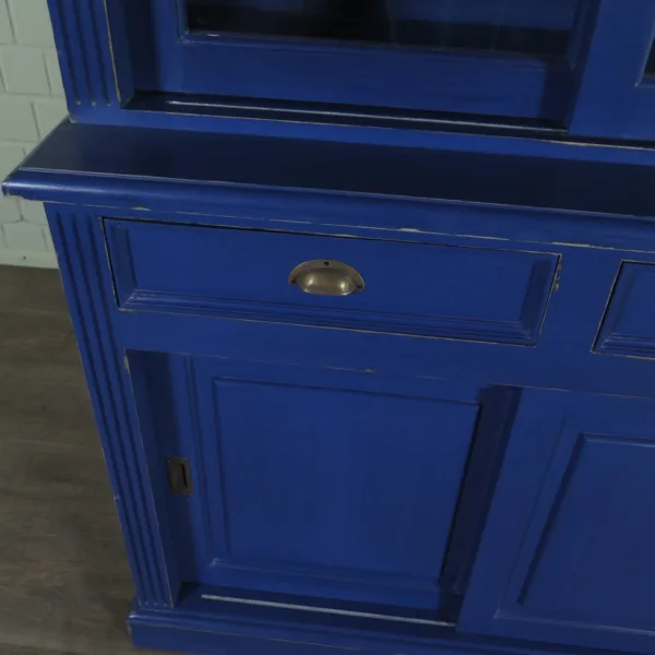 Vitrine Bücherschrank Teakholz 1,30 m - immagine 14