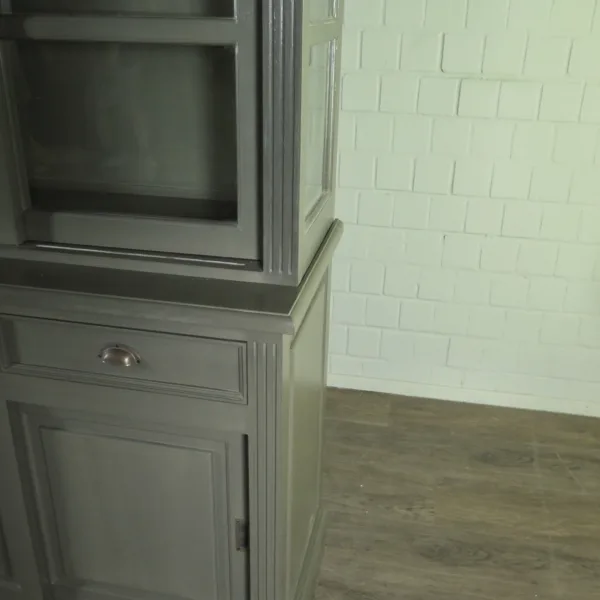 Vitrine Bücherschrank Teakholz 2,36 m - immagine 16