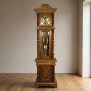 Standuhr Uhr Gründerzeit 1880 Eiche