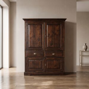 Fernsehschrank TV-Möbel Teakholz 1,20 m