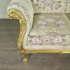 Sofa Couch Neubarock Gold-Cremeweiß - immagine 5