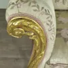 Sofa Couch Neubarock Gold-Cremeweiß - immagine 6