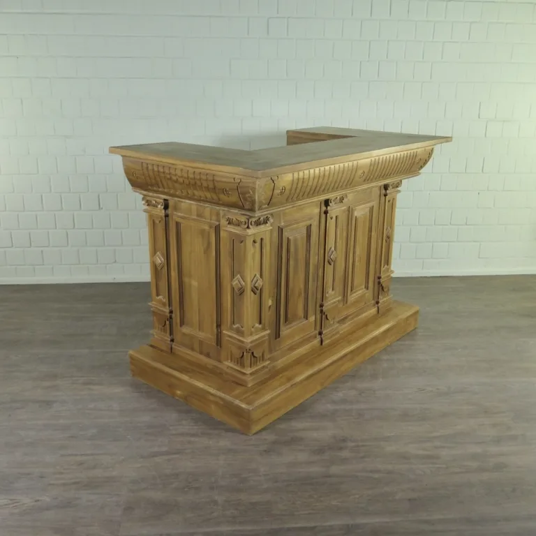 Theke Tresen Bella Elegance 1,66 m Teakholz - immagine 5