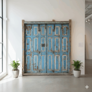 Tür Eingangstür Haustür 1880 Teakholz