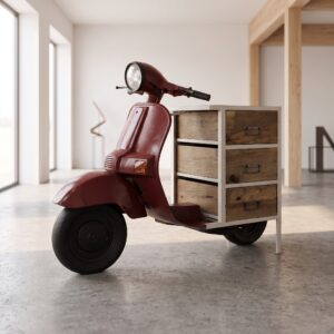 Kommode Scooter Mangoholz Metall 0,70 m