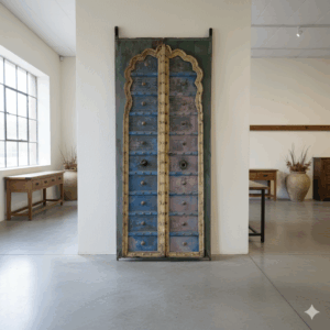 Tür Eingangstür Haustür 1850 Teakholz