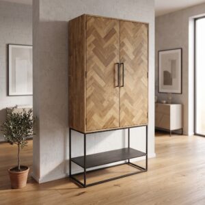 Schrank Teakholz 1,00 m