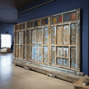 Türelement Tür Eingangstür Haustür 1880 Teakholz