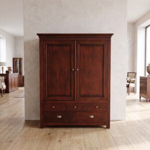Fernsehschrank TV-Möbel Teakholz 1,17 m