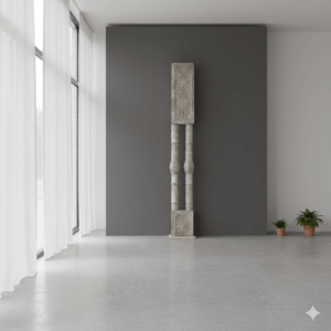 Säulen Säule Pfeiler Indien Antik Teakholz