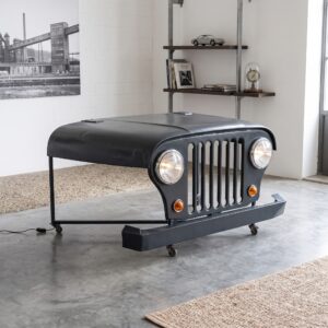 Schreibtisch Auto Mangoholz 1,40 m