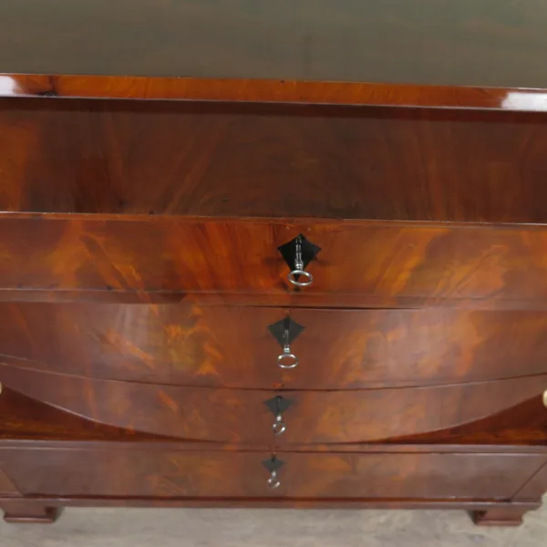 Comò Biedermeier 1810 Mogano - immagine 8
