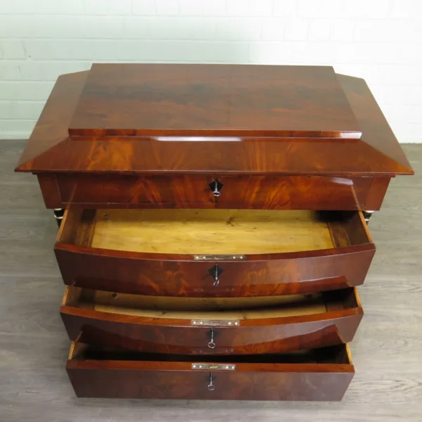Comò Biedermeier 1810 Mogano - immagine 10