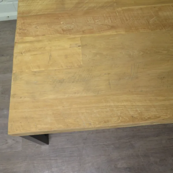 Couchtisch Wohnzimmertisch Teakholz 1,20 m x 0,80 m - immagine 7