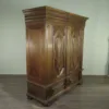Kleiderschrank Schrank Barock 1780 Eiche