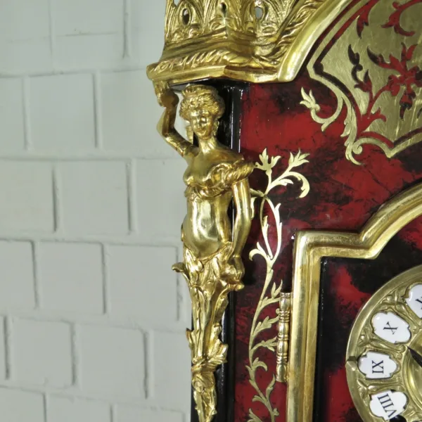 Pferde-Boulle Uhr mit Konsolentisch - immagine 11