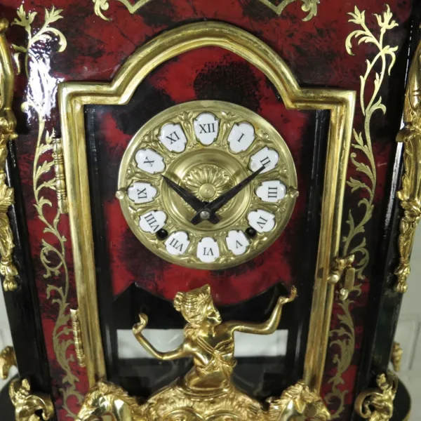 Pferde-Boulle Uhr mit Konsolentisch - immagine 12