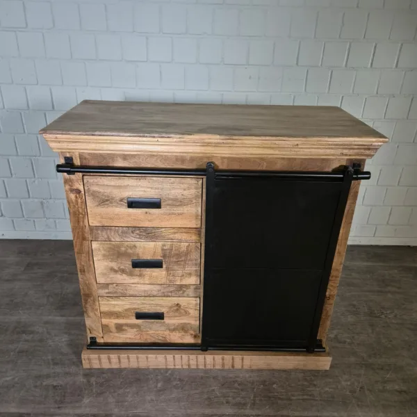 Sideboard Anrichte Mangoholz 1,00 m - immagine 2