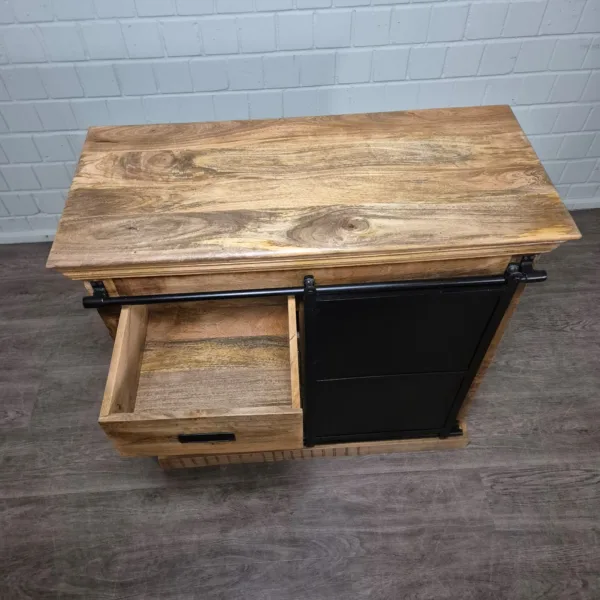 Sideboard Anrichte Mangoholz 1,00 m - immagine 9