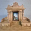 Vertiko mit Aufsatz Jugendstil 1910 Kiefer - immagine 4