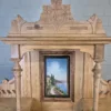 Vertiko mit Aufsatz Jugendstil 1910 Kiefer - immagine 6