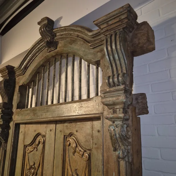 Tür Eingangstür Haustür 1860 Teakholz - immagine 3