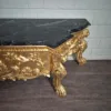 Konsolentisch mit Wandspiegel 1,78 m Barockstil Marmor Gold - immagine 32