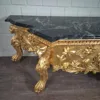 Konsolentisch mit Wandspiegel 1,78 m Barockstil Marmor Gold - immagine 29