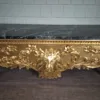Konsolentisch mit Wandspiegel 1,78 m Barockstil Marmor Gold - immagine 31
