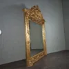 Konsolentisch mit Wandspiegel 1,78 m Barockstil Marmor Gold - immagine 35