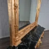 Konsolentisch mit Wandspiegel 1,78 m Barockstil Marmor Gold - immagine 16
