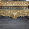 Konsolentisch mit Wandspiegel 1,78 m Barockstil Marmor Gold - immagine 12