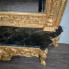 Konsolentisch mit Wandspiegel 1,78 m Barockstil Marmor Gold - immagine 10