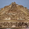 Konsolentisch mit Wandspiegel 1,78 m Barockstil Marmor Gold - immagine 20