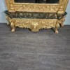 Konsolentisch mit Wandspiegel 1,78 m Barockstil Marmor Gold - immagine 11