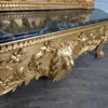 Konsolentisch mit Wandspiegel 1,78 m Barockstil Marmor Gold - immagine 13