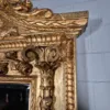 Konsolentisch mit Wandspiegel 1,78 m Barockstil Marmor Gold - immagine 22