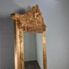 Konsolentisch mit Wandspiegel 1,78 m Barockstil Marmor Gold - immagine 18