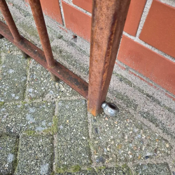 Doppelflügeltor Tor Schmiedeeisen 2,40 m - immagine 7