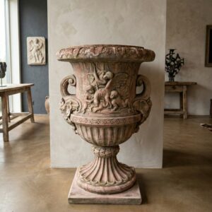 Vase Blumenkübel Steingut 1,40 m