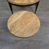 Couchtisch Beistelltische Mangoholz 0,89 m / 0,70 m / 0,42 m - immagine 9