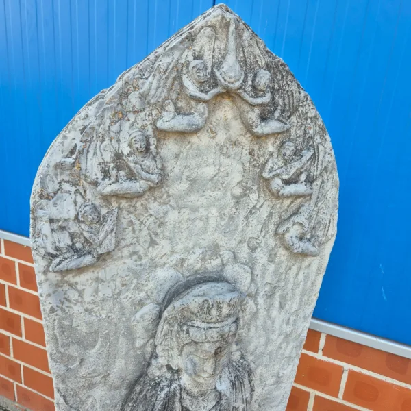 Indischer Gott Kubera 1,70 m Stein - immagine 2