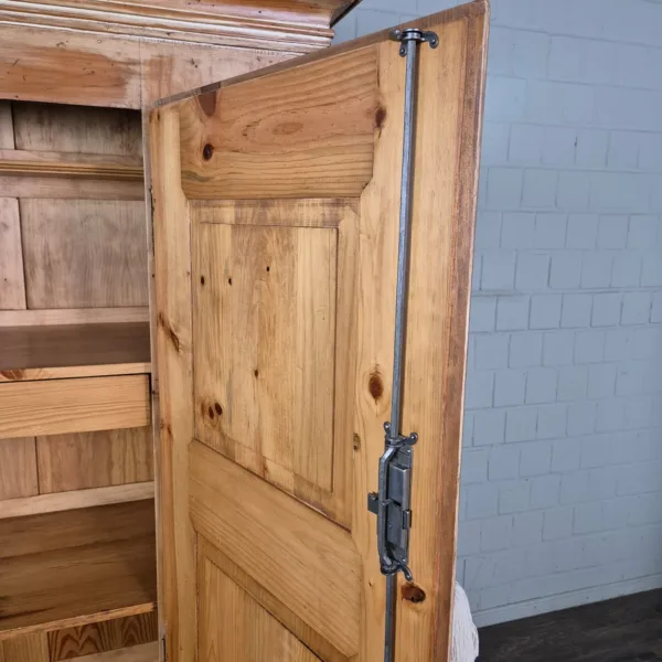 Bauernschrank Kleiderschrank Schrank Massivholz 1,40 m - immagine 15