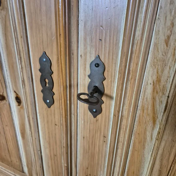 Bauernschrank Kleiderschrank Schrank Massivholz 1,80 m - immagine 12